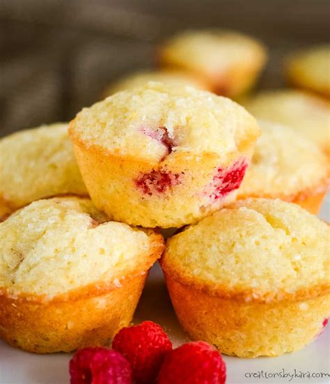 Delicious Lemon Raspberry Muffins Recipe - Creations by Kara