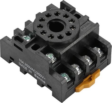 Walfront General 11 Pin Relay Base PF113A 11 Pins Power Relay India | Ubuy