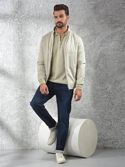 Flexible Beige Puffer Jacket – Crimsoune Club