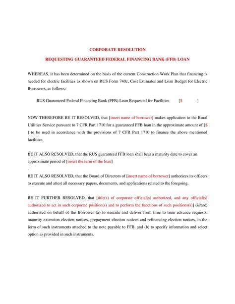 Image result for Corporate Resolution Example