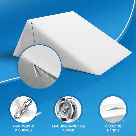 Buy Everlasting Comfort Bed Wedge Pillow for Sleeping - Sleep Apnea ...