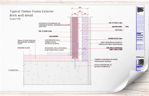 Timber Foundation CAD Detailed Drawings - structuraldetails