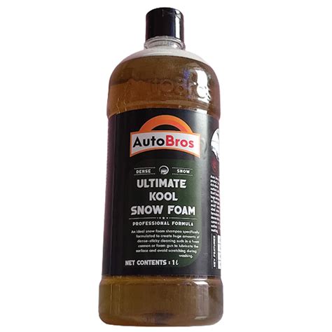 B.K.Jagan & Co Auto Bros Ultimate Kool Snow Foam 1LTR : Amazon.in: Car ...