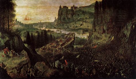 The Suicide of Saul 1562 Painting | Pieter The Elder Bruegel Oil Paintings