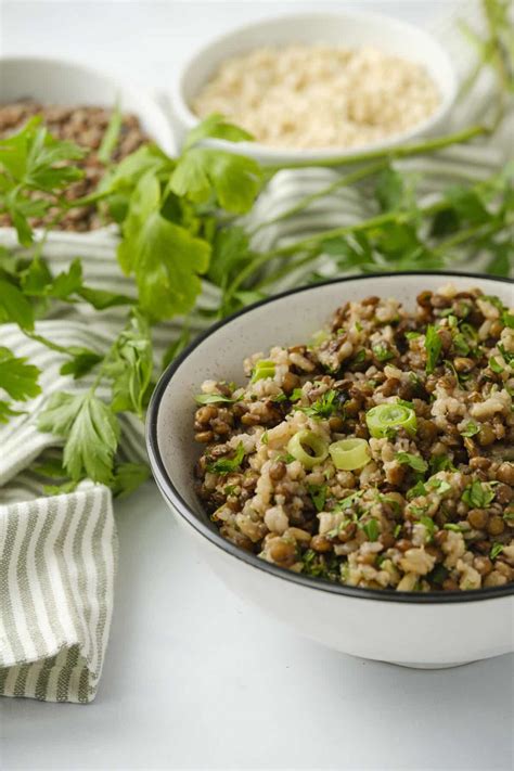 One Pot Lentils and Rice - PureHealthy.Co