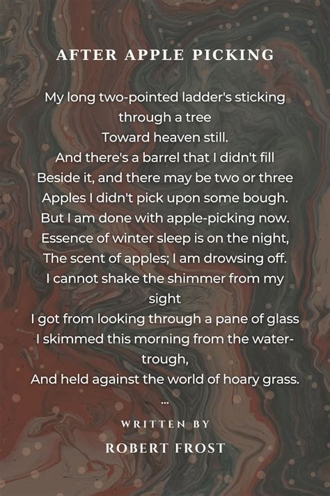 💌 After apple picking poem. After Apple. 2022-10-09