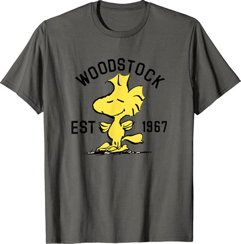 Peanuts Woodstock T-Shirt : Amazon.co.uk: Clothing