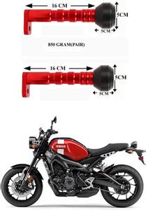 Ascension Red Heavy Duty CNC Frame Slider Crash Protection Guard (Frame ...