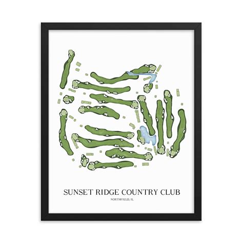 Sunset Ridge Country Club - Golf Course Print