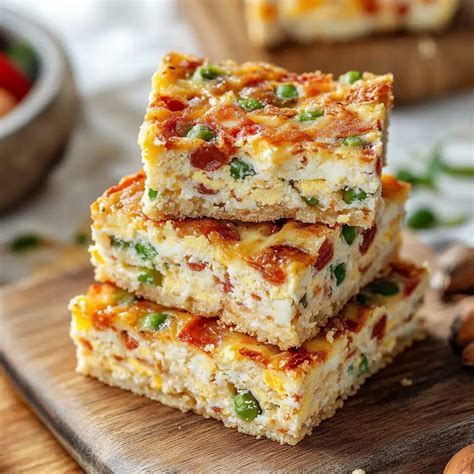 High Protein Cottage Cheese & Egg Bars — Creamy, Savory Breakfast ...