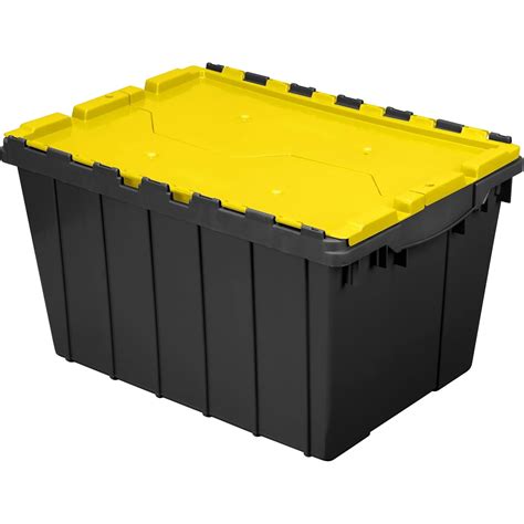 KeepBox 12 Gallon Storage Container, Nesting and Stackable Plastic ...