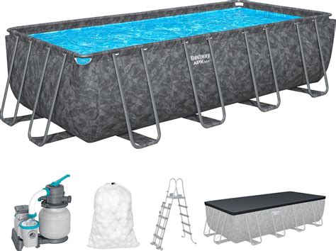 Piscine Hors Sol Rectangulaire 5,49 m x 2,74 m x 1,32 m ⋆ Société Brico Bouhlel