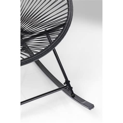 Rocking Chair Acapulco Black - KARE USA