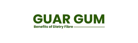 Benefits of dietary fibers: Did you know gaur gum fiber? – NAKPRO NUTRITION