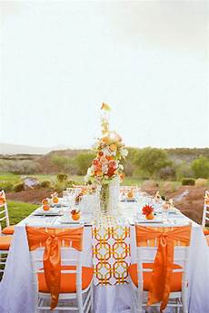 Orange White Wedding Theme by Gorgeous Tangerine Wedding Inspiration The Orange White Wedding Theme