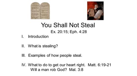 You Shall Not Steal - Logos Sermons