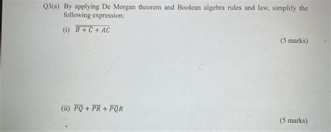 De Morgan's Theorem in Boolean Algebra 的图像结果