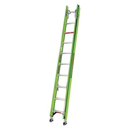 Little Giant Ladders 20 ft Fiberglass Extension Ladder, 300 lb Load ...