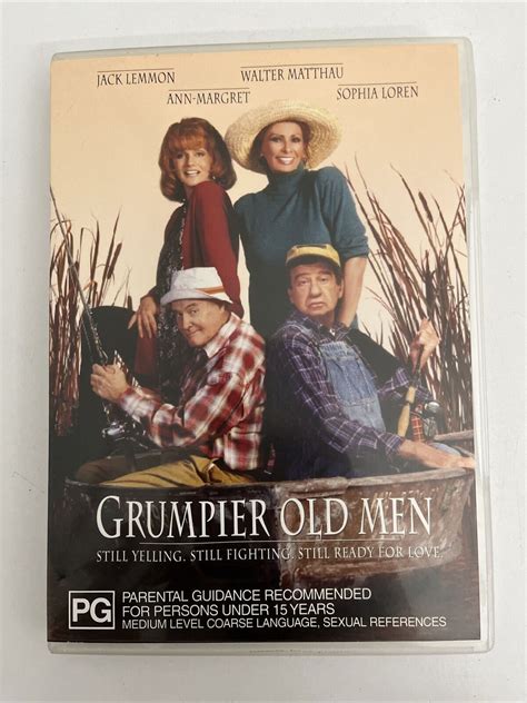 Grumpier Old Men (DVD,1995) Jack Lemmon, Walter Matthau Sophia Loren N ...
