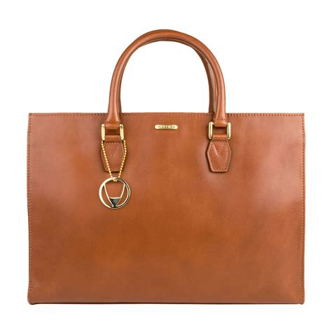 Buy Hidesign Kester Tan Leather Women Satchel Online