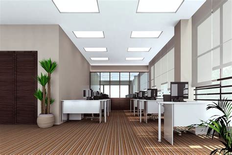 独栋办公楼办公室装修设计效果图_岚禾设计