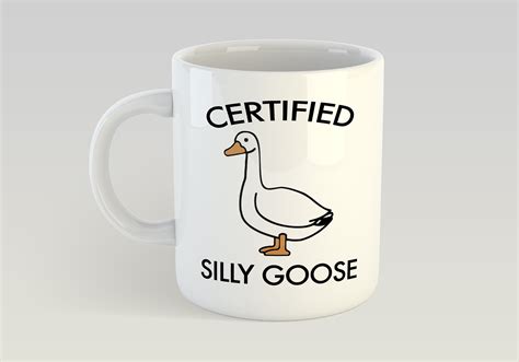 Certified Silly Goose Meme Best Friend Sibling Gift Funny - Etsy UK
