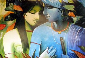 AnanyaDesigns Religious Wall Poster sk Radha Krishna Paper Print ...