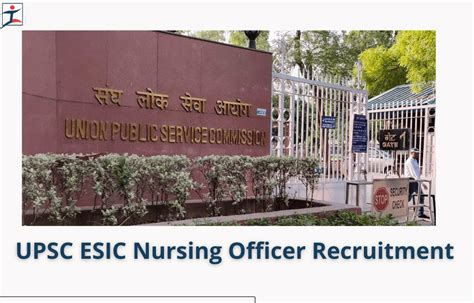 ESIC Nursing Officer Exam Date 2024 and Result Out for 1930 Vacancies