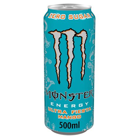 Monster Energy Drink Ultra Fiesta Mango Zero Sugar 500ml | One Stop