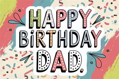 Free Happy Birthday Dad Card