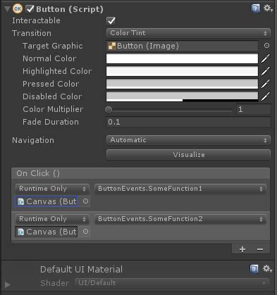 Image result for On Button Events Unity