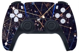 GADGETSWRAP 2005SHFL-918 Digital Lines PS5 Controller Skin Gaming ...