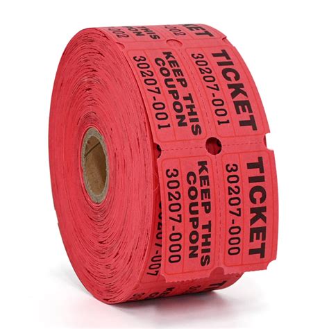 L LIKED Raffle Tickets Double Rolls 1000 per Roll 50/50 Raffle Tickets ...