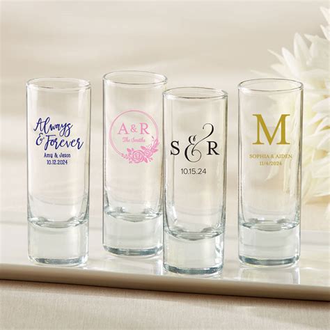 Personalized Tall Shot Glass – Kate Aspen