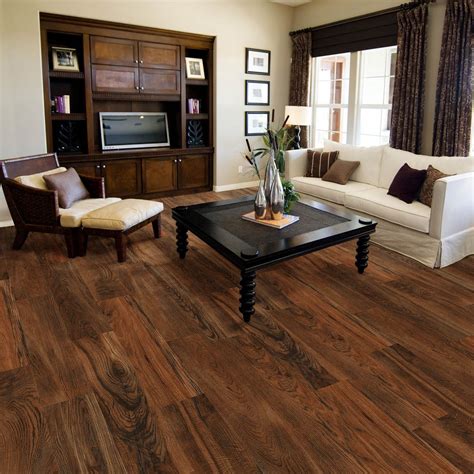 Allure Ultra Wide 8.7 in. x 47.6 in. Red Hickory Luxury Vinyl Plank ...