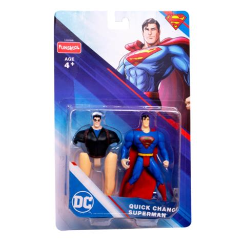 Funskool Quick Change Superman Action Figure for Kids - Multicolour ...