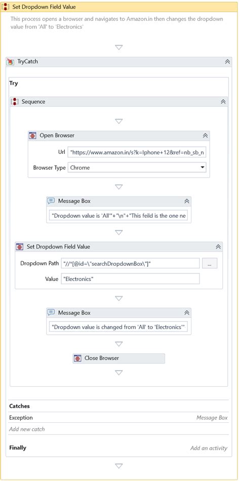 Set Dropdown Field Value | IntelliBuddies® Documentation Portal