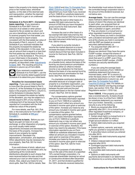 Image result for Form 8949 Help