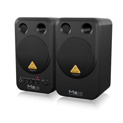 Behringer MS16 - Active Stereo Monitor Speaker (Pair) – AV Shack