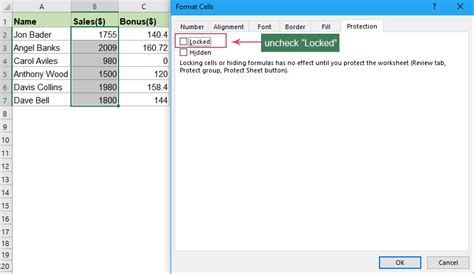 Image result for Lock Data in Excel