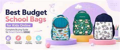 Best Budget School Bags for Kids Online: Complete Buying Guide for Sma ...