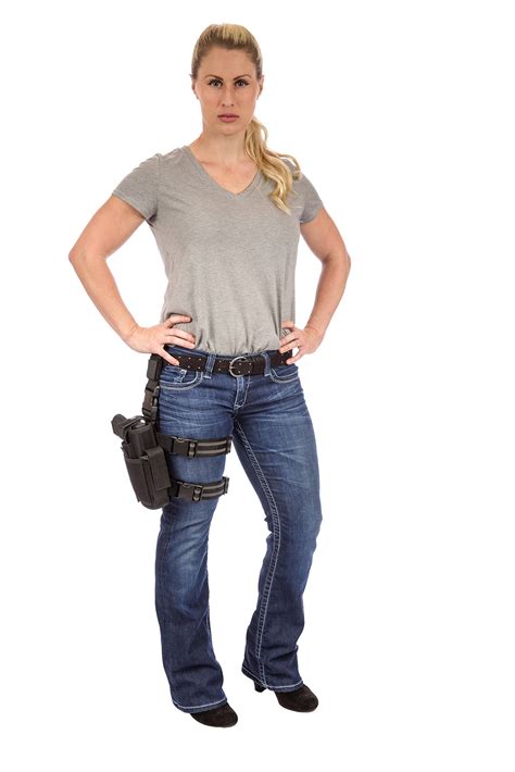 CCW Tactical Leg Holster Wrap Around Thigh Design for Men and Women ...