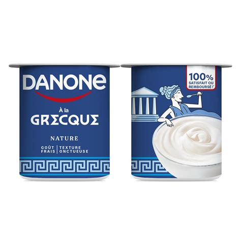 Livraison à domicile Danone Yaourt à la grecque nature, 4x110g