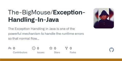 Java Exception Handle 的图像结果