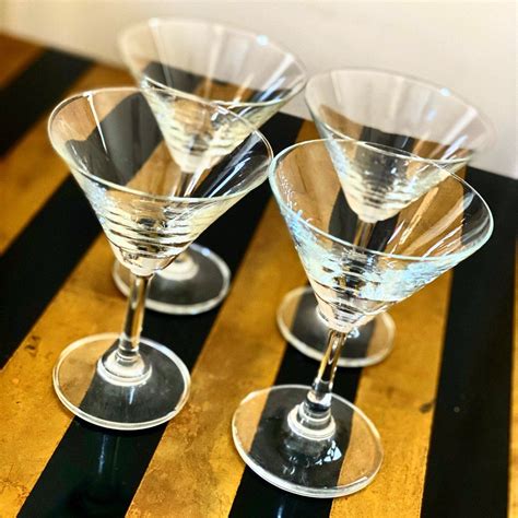 Mini Martini Glasses (3 oz), Furniture & Home Living, Kitchenware ...