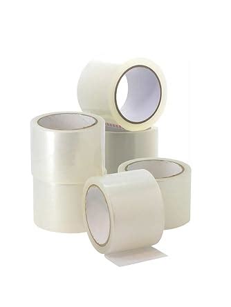 SHREE KALA ENTERPRISES White Transparent Packaging Tape | 3 Inches | 65 ...