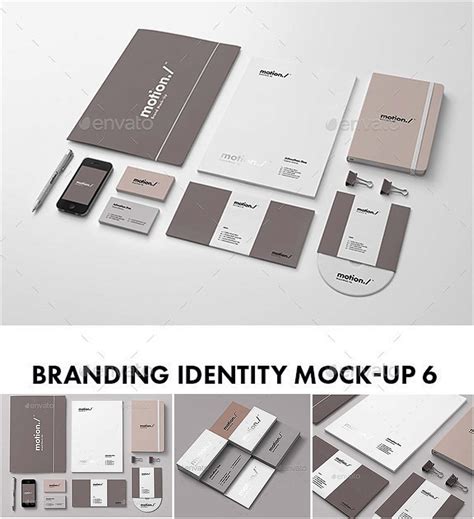 Branding identity mockup set | Free download