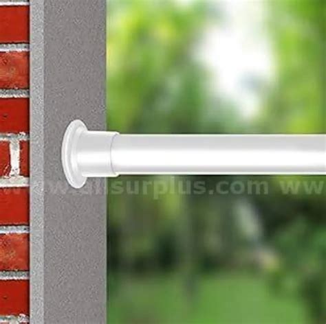 ALLZONE Heavy Duty Tension Curtain Rod for Windows 83 to 123 Inches ...