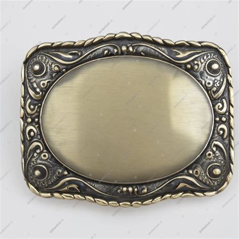 Western Cowboy Belt Buckle Blank Space AI-generated image 2500346041 ...