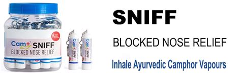 Mangalam Cam+ Sniff - Blocked Nose Relief – Camphor Based Ayurvedic ...